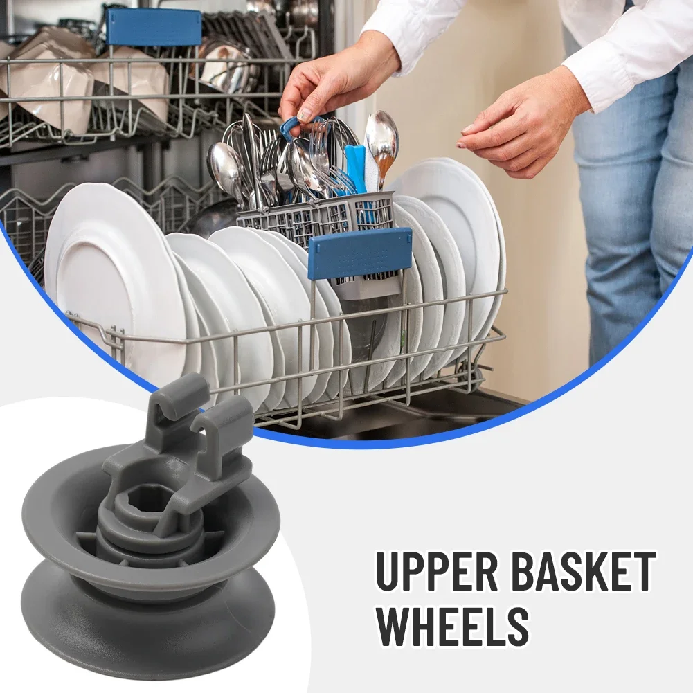 Top Basket Upper Basket Wheels For Dishwasher 611666 ABS Durable Universal 31 Mm*14 Mm For Balay For Beko 4pcs