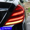 벤츠 S 클래스 W222 2014-2020 년 업그레이드 고품질 LED 하이라이트 자동차 미등 자동차 방향 지시등 어셈블리 액세서리 4