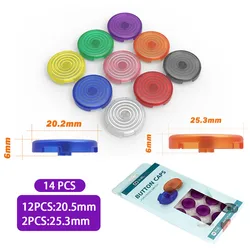 TicKnot Arcade Button Caps Hitbox Button Keycap Mechanical Keycap For Kailh/Cherry/TTC Switch Arcade Stick Hitbox Controller