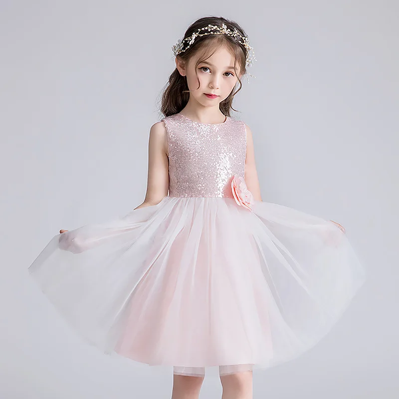 Teenager Young Girls Elegant Dresses 6 8 10 12 14 Years Old Children Summer Women Kids Ceremony Evening Graduation Party Clothes