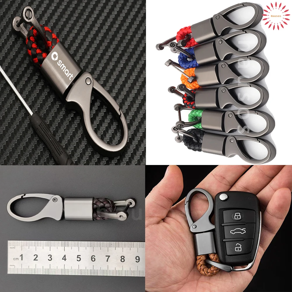 Key Rings For Smart 451 brabus Smart 453 Fortwo Forfour Car Accessories Keychain Keyring Key Chains Lanyard Chain Hot Selling