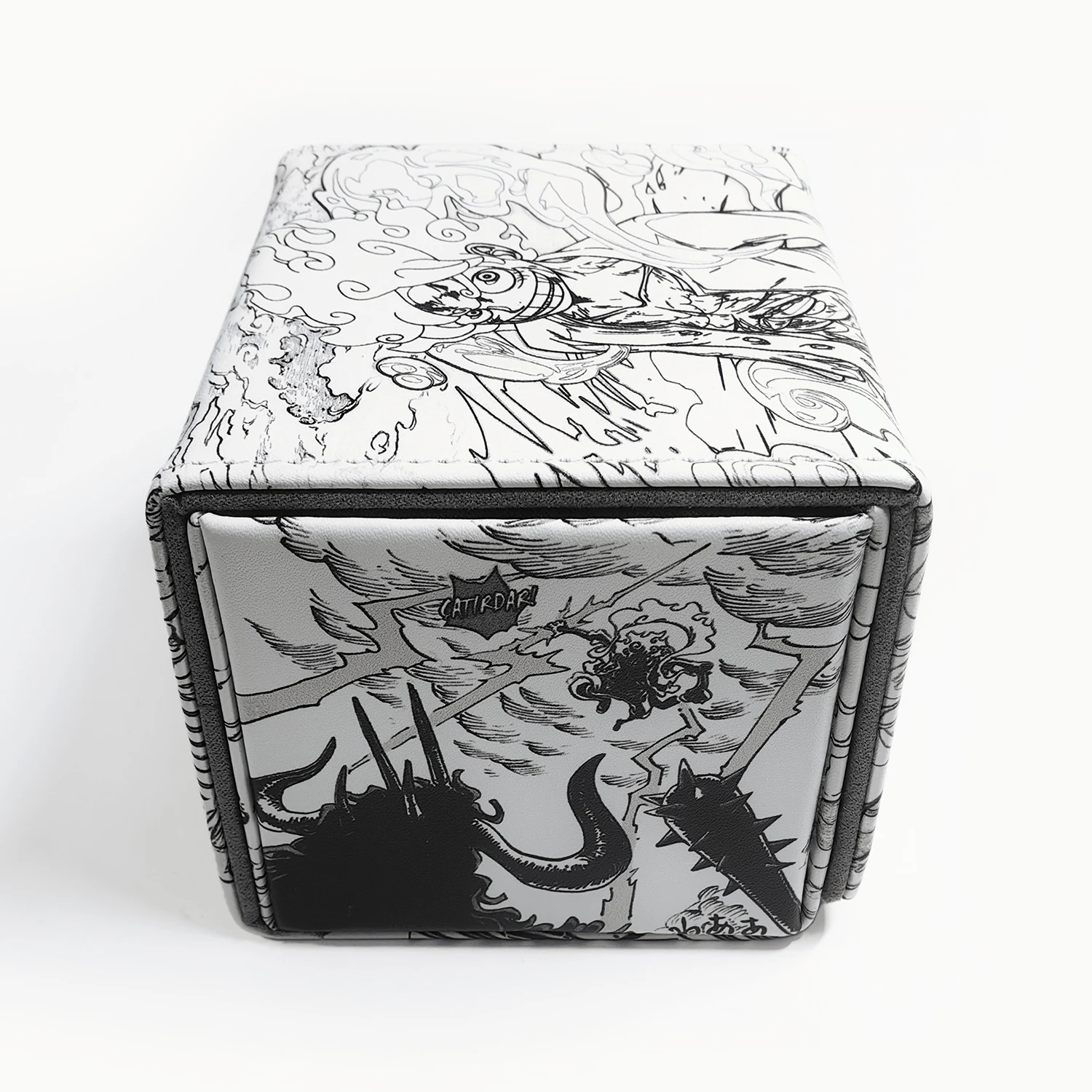 DIY 수제 원피스 루피 카드 보관함 WS DTCG PTCG OPCG 루피 가죽 고급 카드 보관함 애니메이션 카드 선물