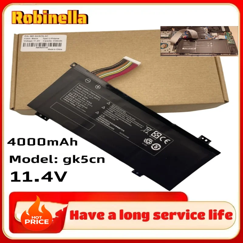 

NEW Laptop Battery 11.4V GK5CN 4000mAh for MACHENIKE T90 Plus for TONGFANG GK5CN5Z GK5CN6Z GK5CN4Z GK6Z5CN GK7CP7S