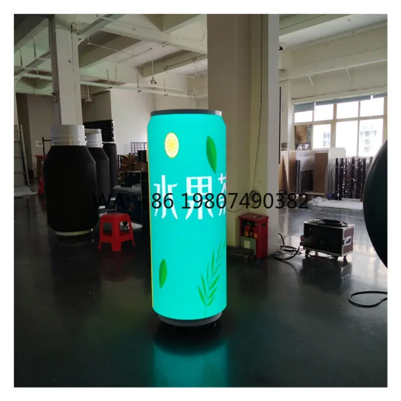 IP65 Bear Can Shape Soft LED Display P2.5-P4.8 High Brightness Slim Screen Indoor Outdoor Mall Advertising Use