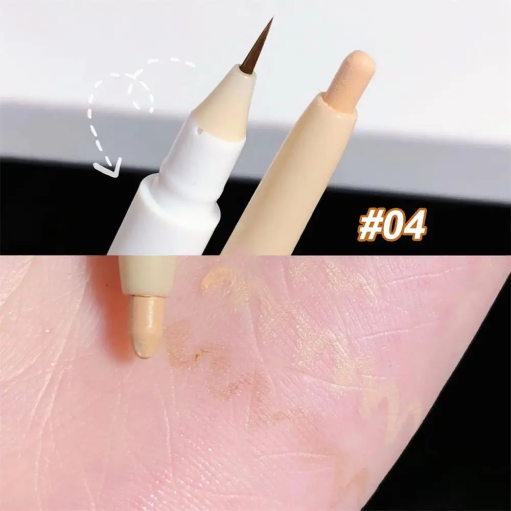 Double Headed Eyeliner Lying Silkworm Pen Pearl Glitter Eye Shadow Liner Pencil Highlighter Aegyo-sal Makeup New