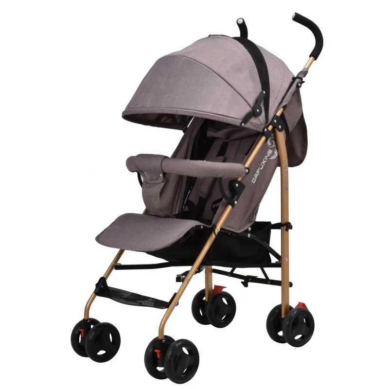 

Ultra-Light Baby Stroller - Foldable Umbrella Pushchair with Reclining Seat, Breathable Portable for Travel