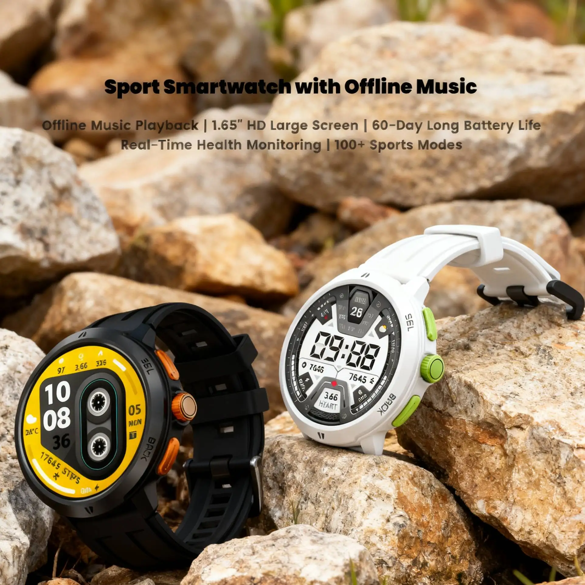 

LEADOYS C33 Sports Smart Watch Hiking Running Swimming Outdoor Smartwatch for Men Multi-Sports Modes 200+ Watch Face Smartwatch