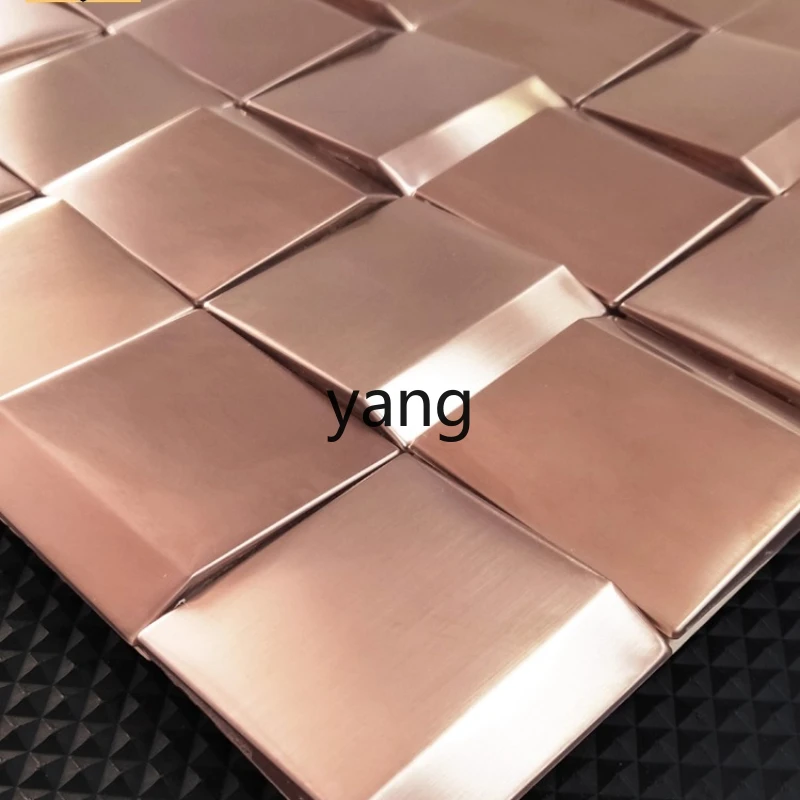 

LH metal stainless steel restaurant background wall coffee shop checkout page wall sticker tile self-adhesive