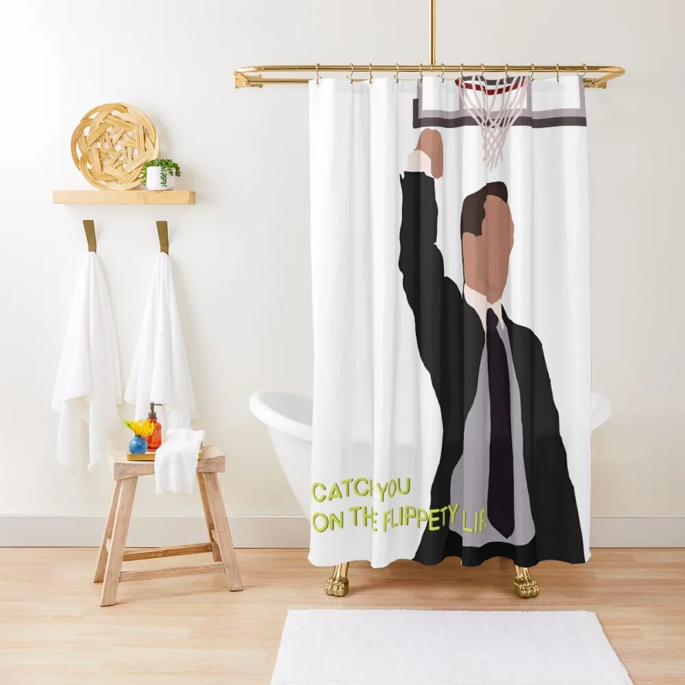 

Catch Ya On The Flippety Flip! Shower Curtain Luxury Bathroom Elegant Bathroom Waterproof Fabric Bathroom Curtain