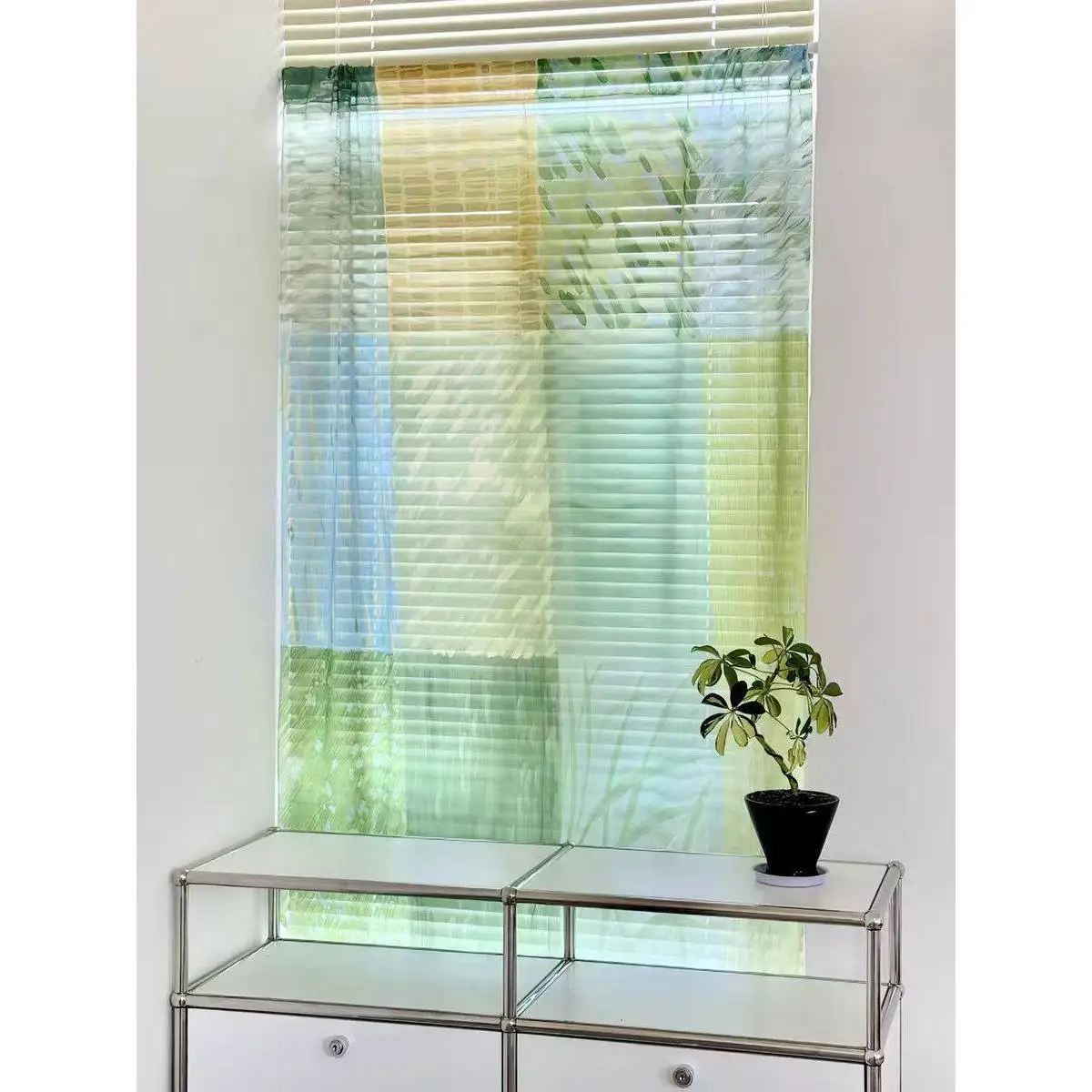Summer Healing Green Series Hanging Cloth Bedroom Decorative Door Window Tapestry Photography Background European Style Long ...