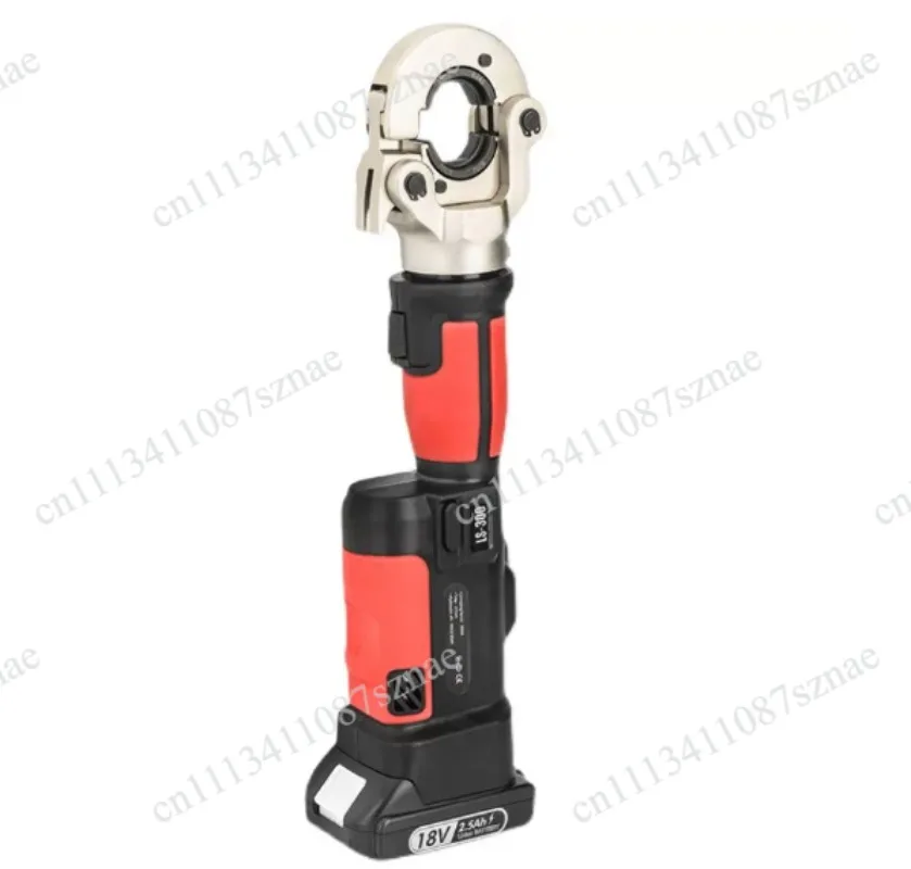 LS-300 Cordless Electric Hydraulic Crimping Pliers Portable Hand Tool for Copper & Aluminum Terminal Clamping