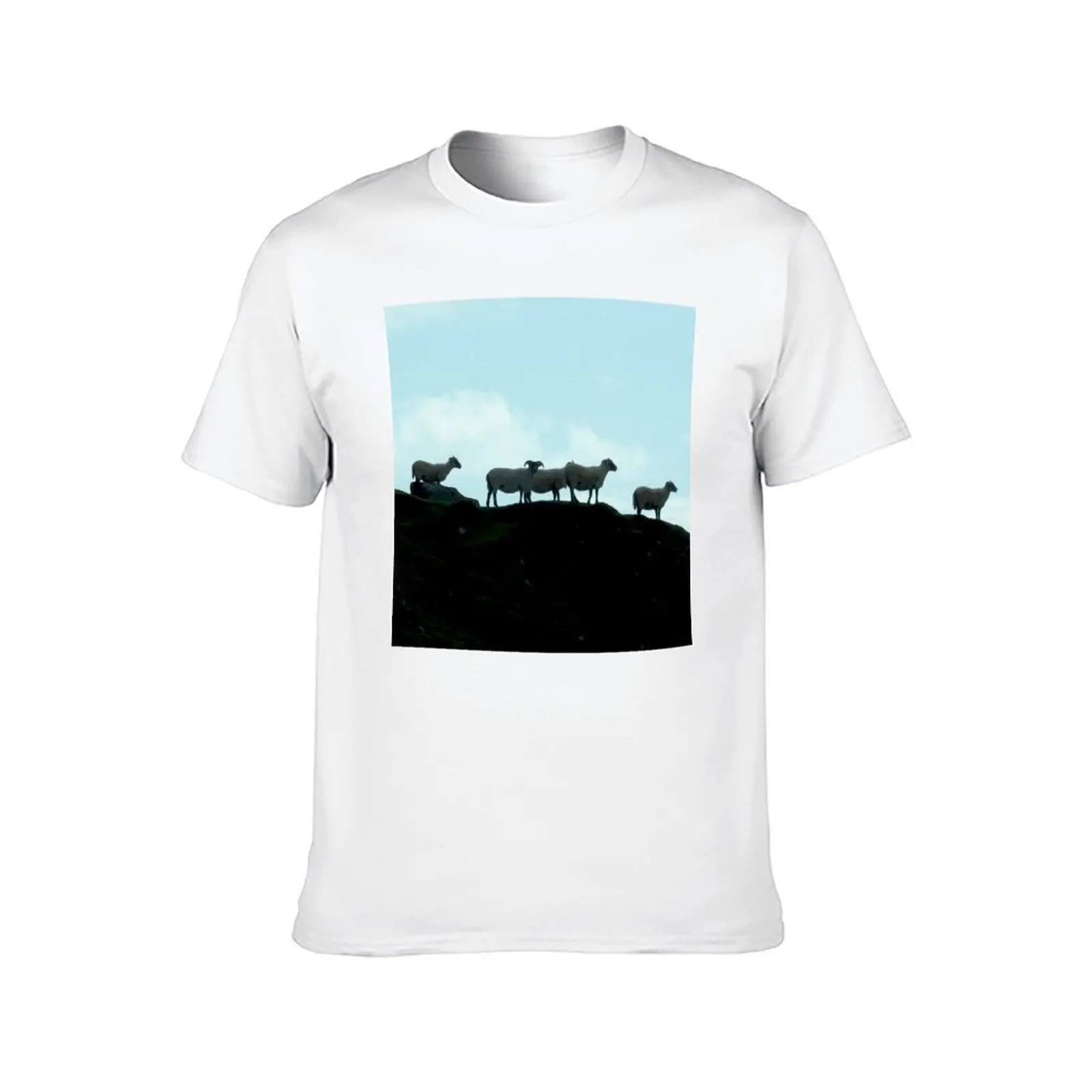 تي شيرت عالي الجودة للرجال تي شيرت الأغنام قمصان مصممة Galway Luxury Hill قطن عالي على تي شيرت ماركة #2