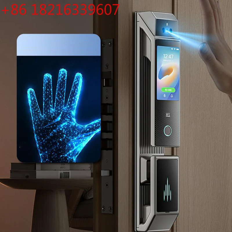 

Умный дверной замок TAO Q6 с 3D-распознаванием лиц, отпечатком пальца, Wi-Fi и управлением через приложение для домашней безопасности