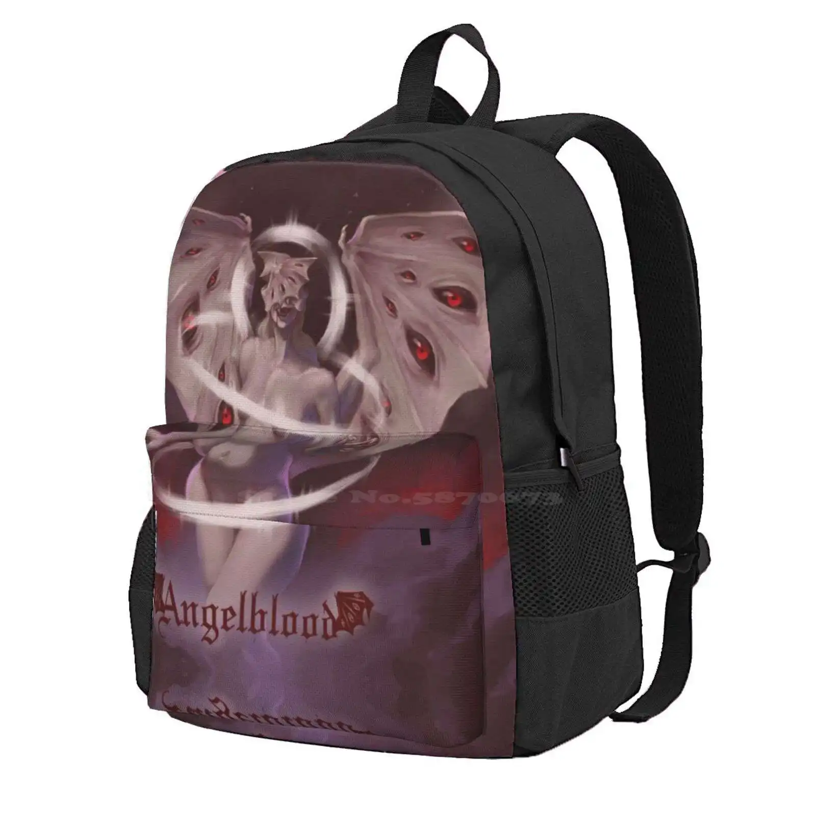 

Bloodkiss Seraphix Landscape - Winged Angelblood Hot Sale Schoolbag Backpack Fashion Bags Dark Fantasy Vampire Vampyric Angel