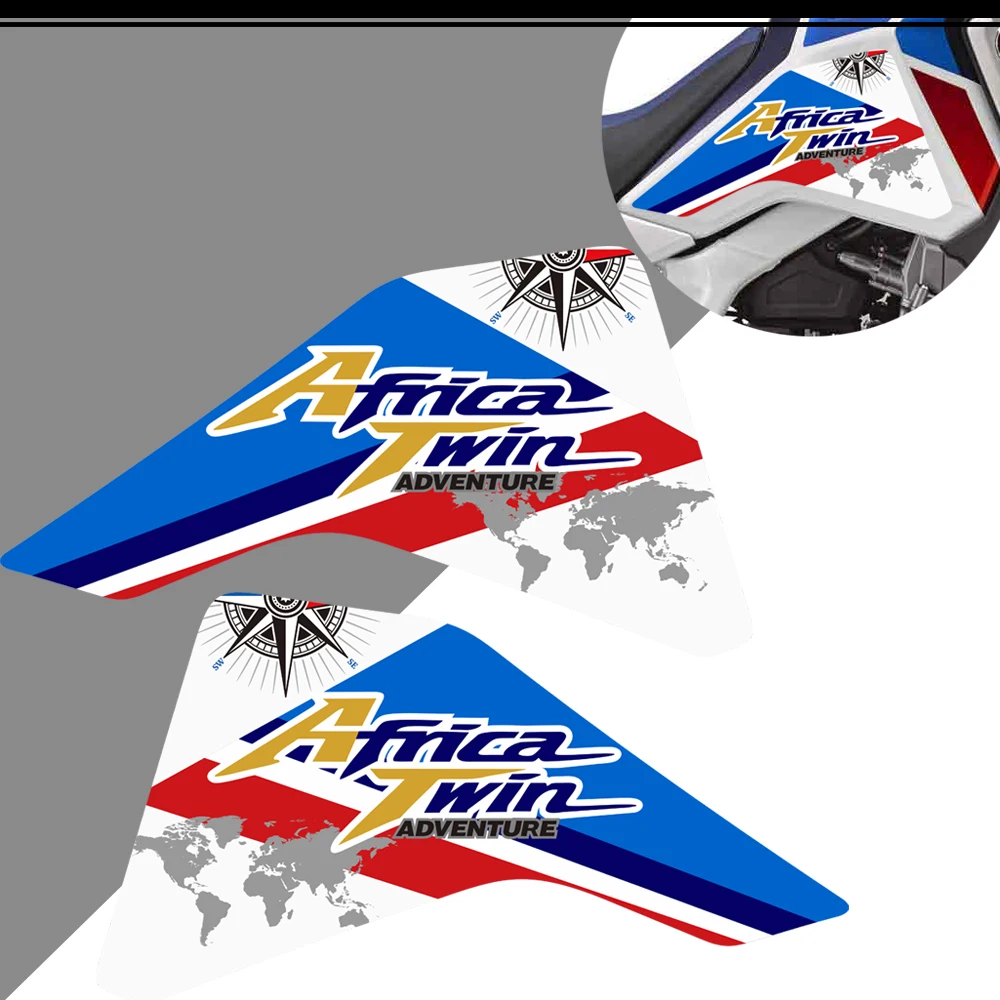 For Honda CRF1100 CRF 1100L L1 L2 Africa Twin Adventure Sport Wind Deflectors Visor Set Stickers Decal Kit Side Tank Pads 2020