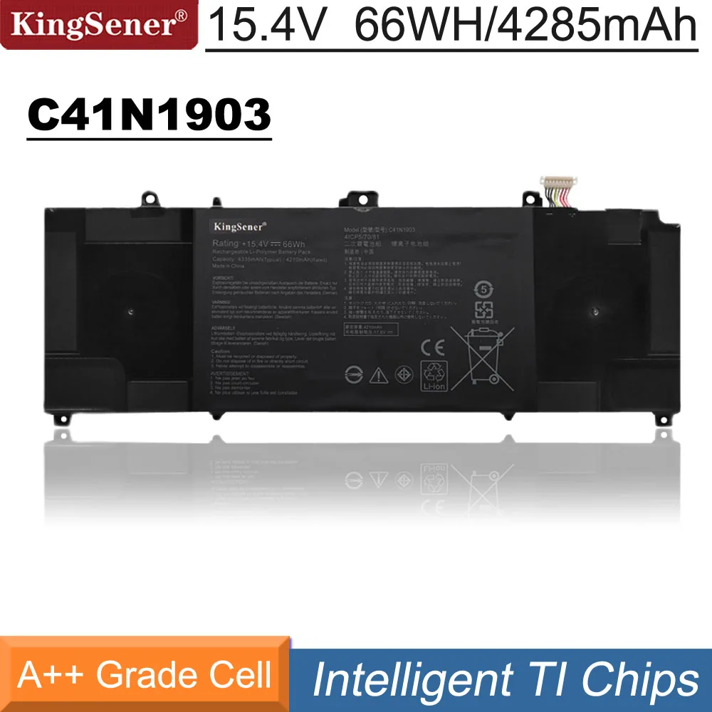

Kingsener C41N1903 Аккумулятор для ноутбука ASUS ExpertBook B9 B9400CEA B9450CEA B9450FA B5302F B3302 B5302CE C41P0J1 0B200- 03560100