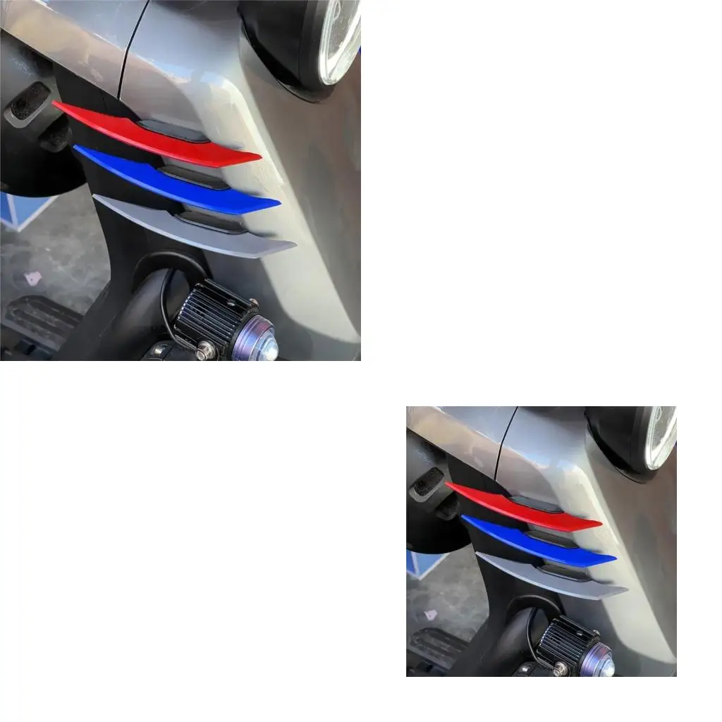 

Аэродинамическое крыло, 2 шт., передний боковой спойлер для мотоцикла для скутеров, пониженное сопротивление, повышенный при