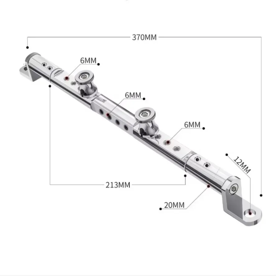 Motorcycle Handlebar Mutifunctional Cross Bar Steering Damper Balance LeverFit for HONDA PCX125 PCX150 PCX 125 PCX 150 2010-2020