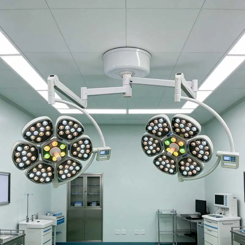 LED Surgical Theatre Lamp Hospital Medical Operating Shadowless Light Pet Oral Veterinary Equipment Ceiling Mounted Mobile