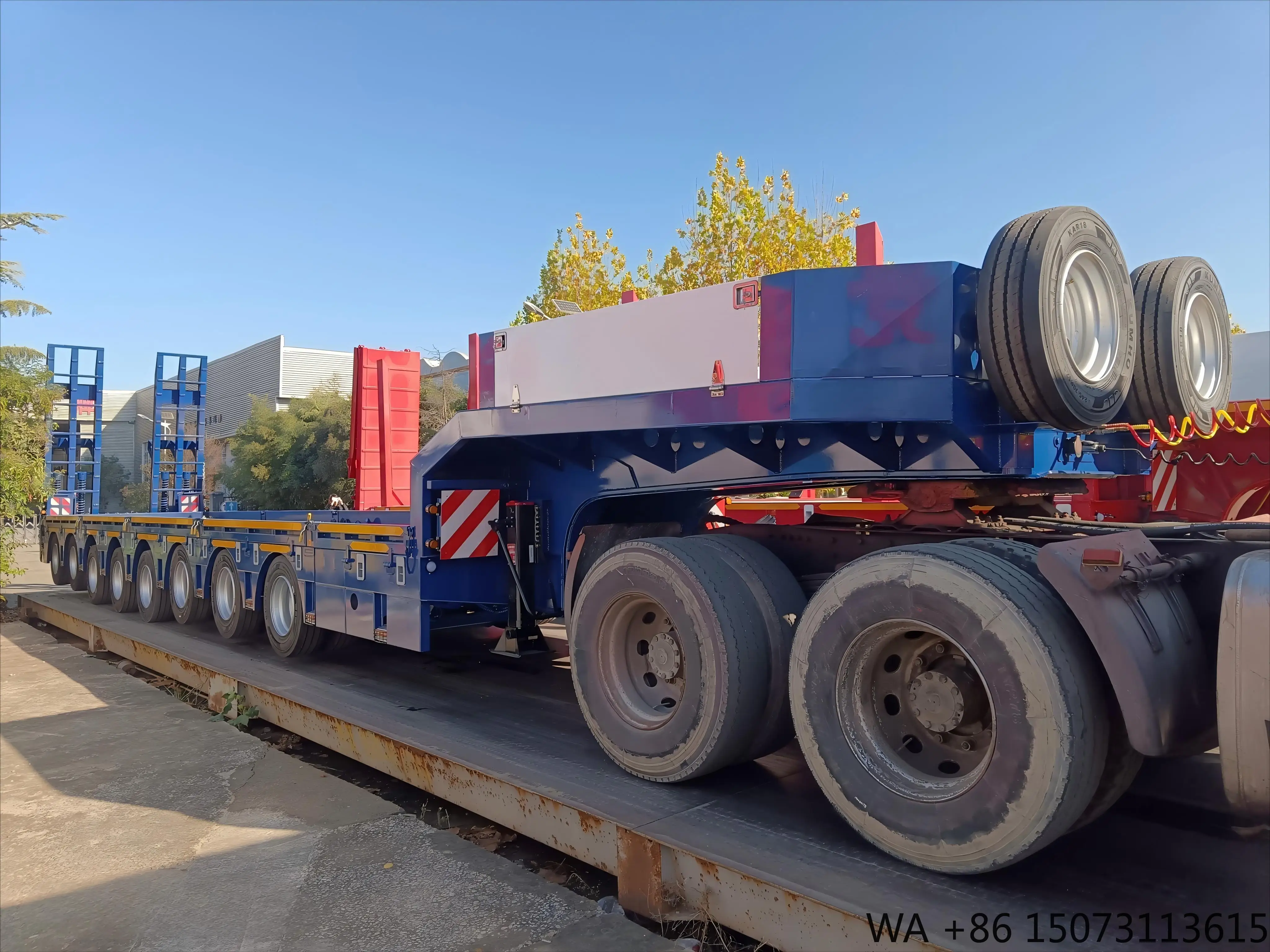 Heavy Multifunctional Low Flat Semi-Trailer