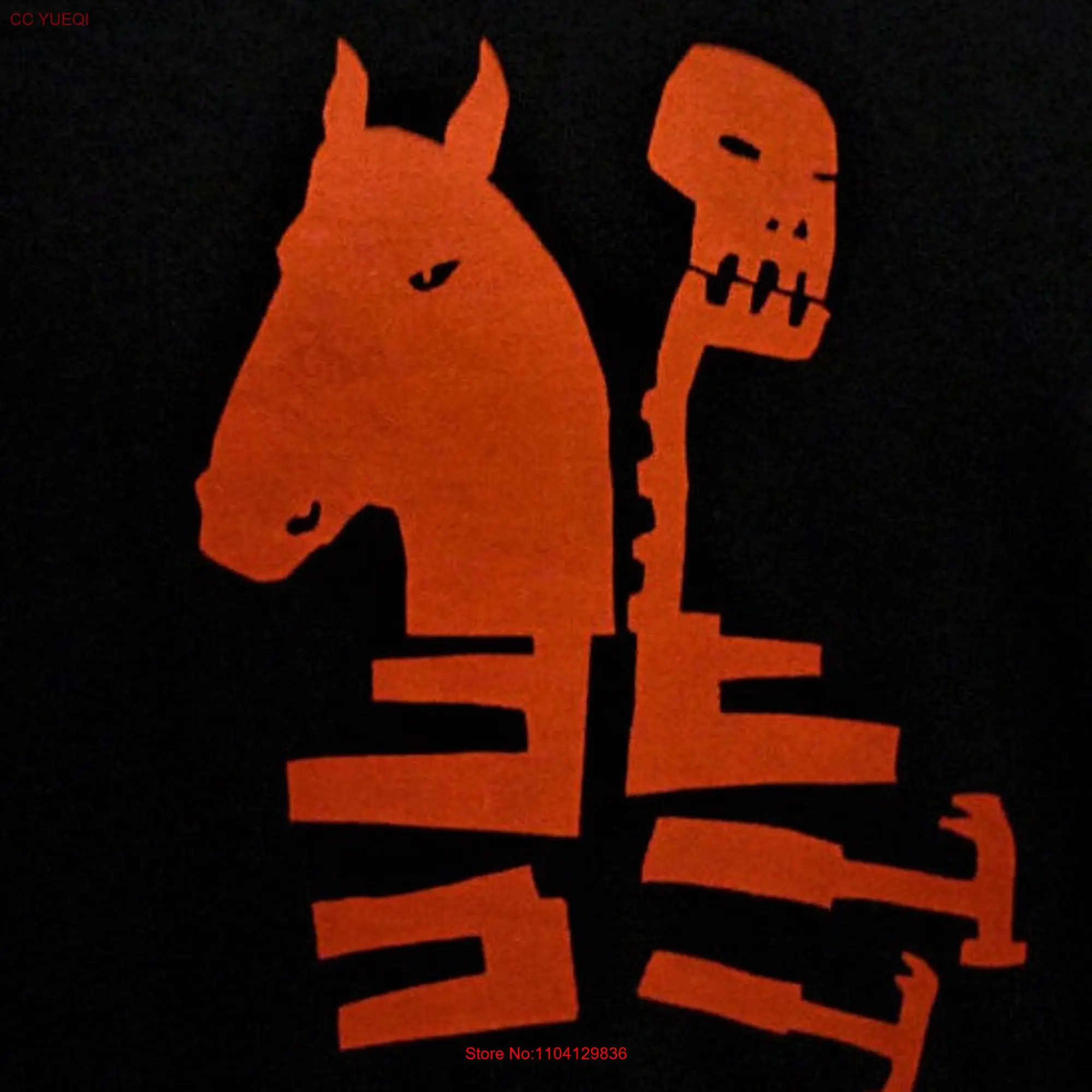 SKELETON HORSE designed and licensed by YOL T Shirt long or short sleeves