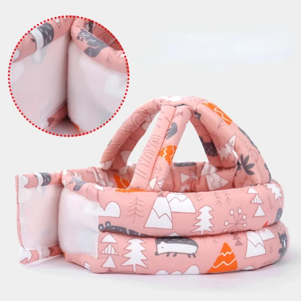 Baby Anti Collision Safety Hat Toddler Anti Fall Head Protector Cap Breathable All Seasons Kids Learning Walk Anti Bump Headgear