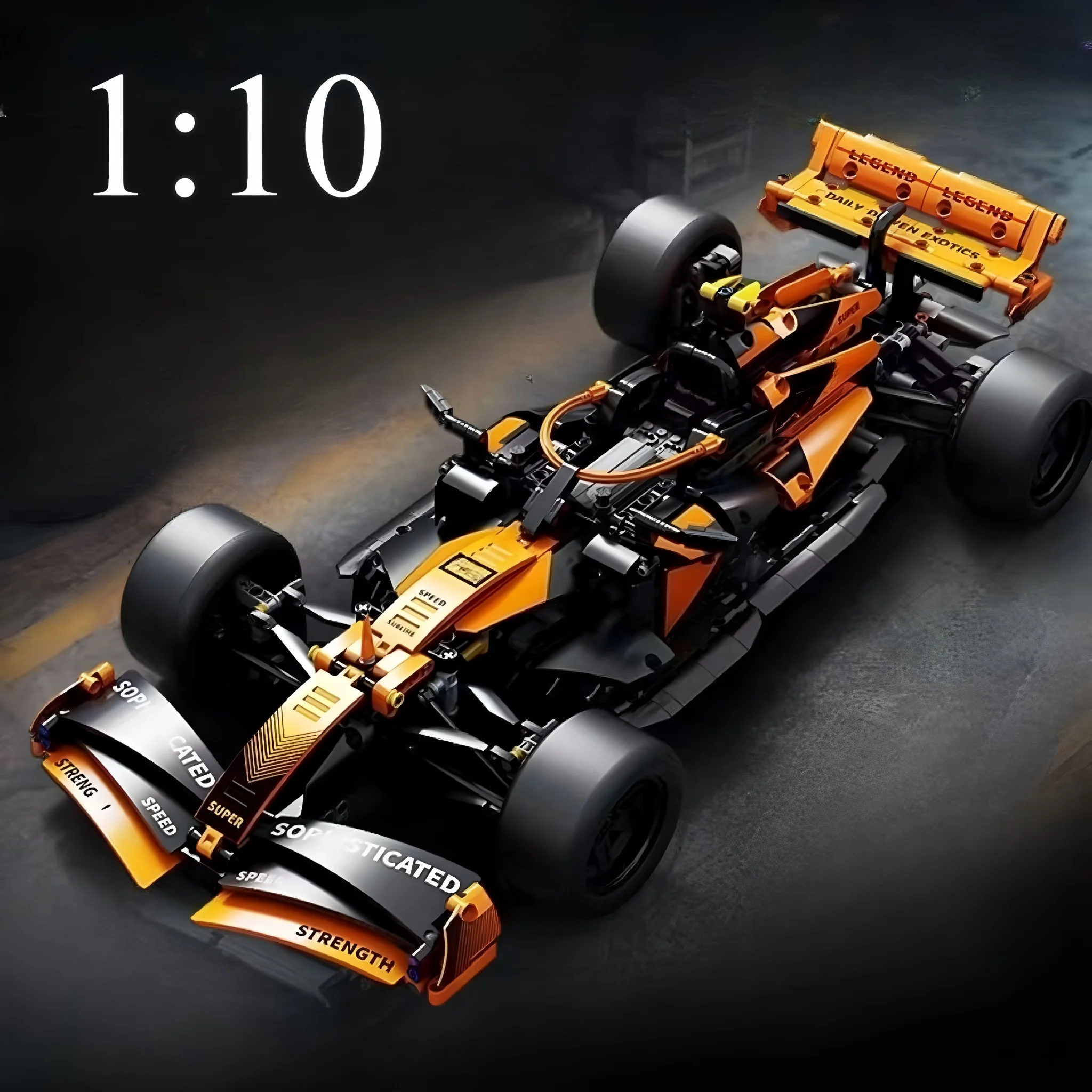 سيارات السباق الفنية، نماذج سيارات السباق، 1:10 ألعاب ألغاز مكعبات بناء السيارات الرياضية الفائقة، هدايا للأطفال والكبار #4