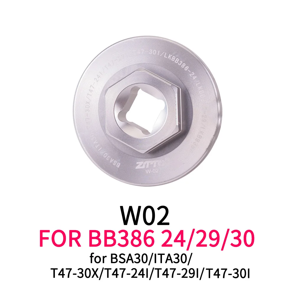 ZTTO BB386 Ceramic Threaded Lock Bottom Bracket 24mm 29mm 30mm for