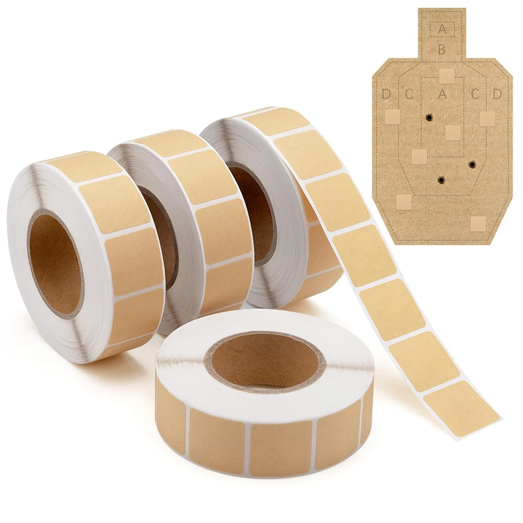 【NOW SAVE】8000 Pieces 0.87 Inch Target Pasters Tape, Portable Roll Design,Self-Adhesive Stickers For Marking,Target Repair