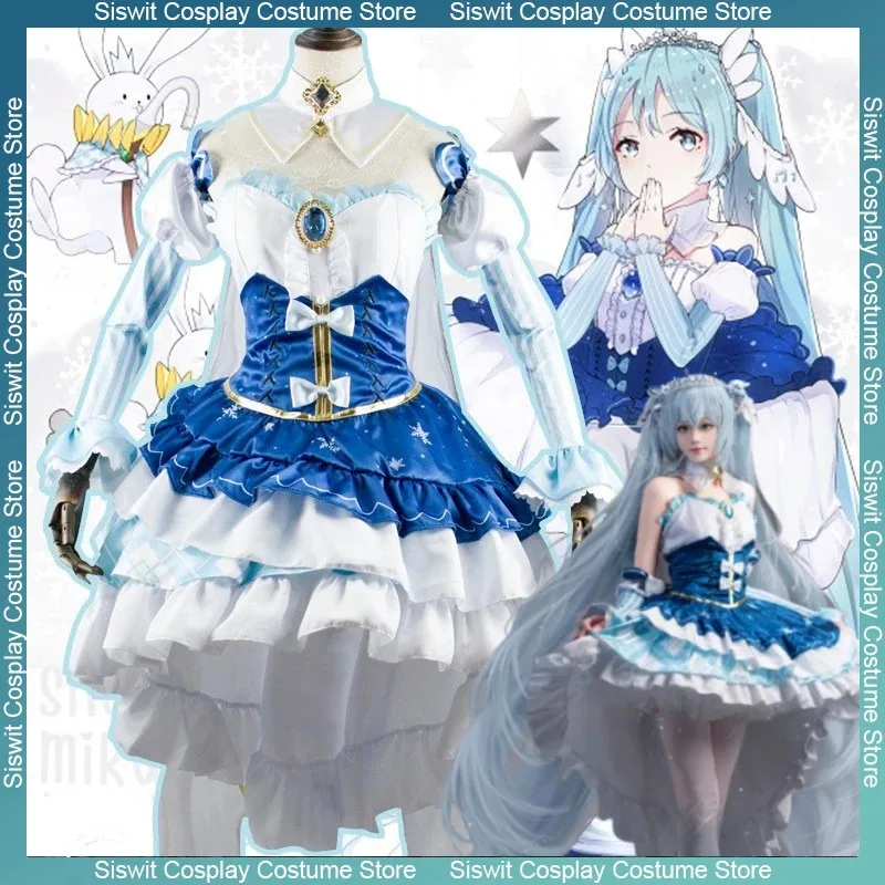 2025 yiyi 2019 سنو ميكو تأثيري حلي شعر مستعار لطيف كاواي لوليتا فستان مجموعة كاملة أنيمي الزي النساء الفتيات هالوين حفلة عيد الميلاد