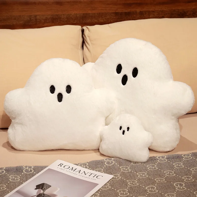 

Ghost Plush Pillow-Cute Cloud Halloween Stuffed Animal,Super Soft Cartoon Throw Pillow for Bedroom Decor, Gift for Girls & Women