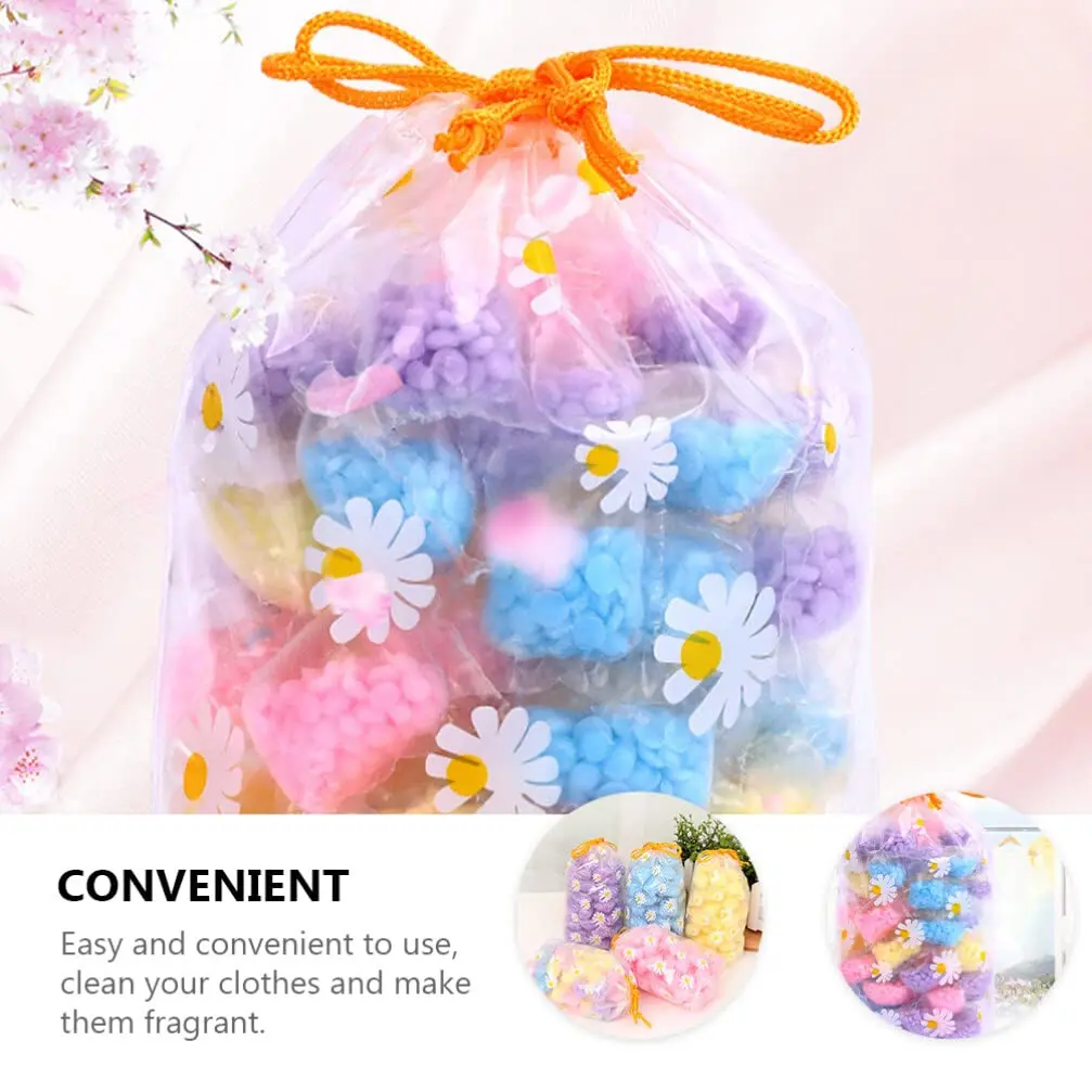 Laundry Beads Premium Fragrance Long-lasting Scent Gentle Odor Remover Fabric Softener & Freshness Clothes Cleaning Pods 100pack