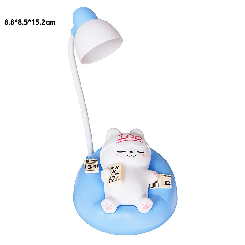 New Cute Pet Sleeping Cat Night Light, Night Feeding Tool, Small Desk Lamp USB Charging Bedhead Companion Night Light