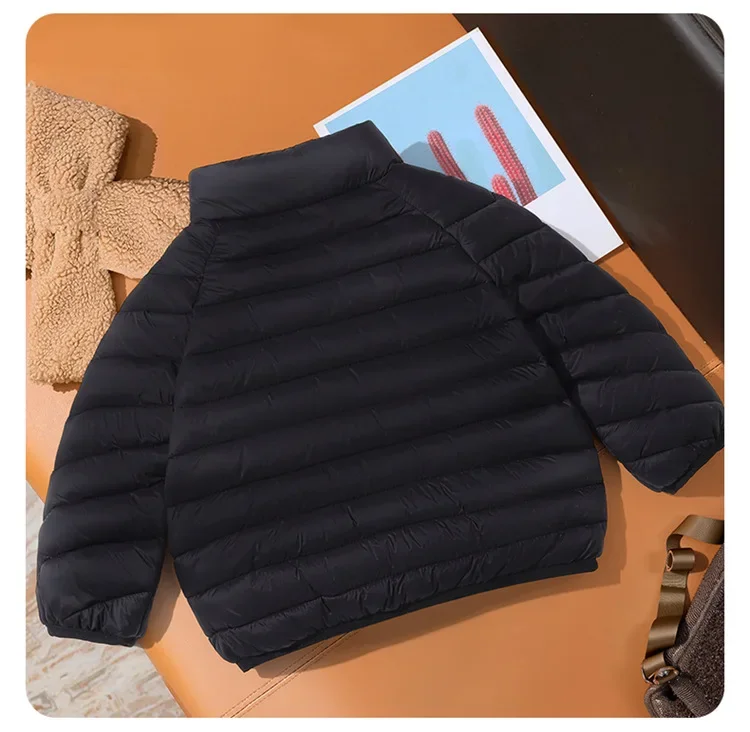 Baby Herbst-Winter-Stil Kinder-Baumwollkleidung Jacke mit Taschen Einfarbige Daunenjacke Kleinkind-Mantel Langarm Baby-Baumwollkleidung – Detail 8