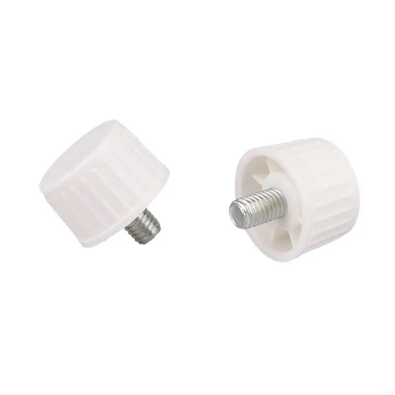 J1HF Appliance Leveling Feet for Refrigerator Replacement, 4 Pack Adjustable Threaded Support Bases for Bottom Stability, Repair