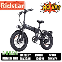 Ridstar H20 Pro Electric Bike 1000W Dual Motor 48V23AH Lithium Battery Electric Bicycle Foldable Adult Urban Commuter E-bike