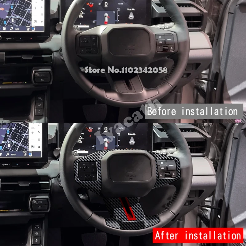 For TOYOTA RAV4 RAV 4 2026 2027 GR Sport ABS Steering Wheel Button Keys Cover Car Direction Control Interior Accessories