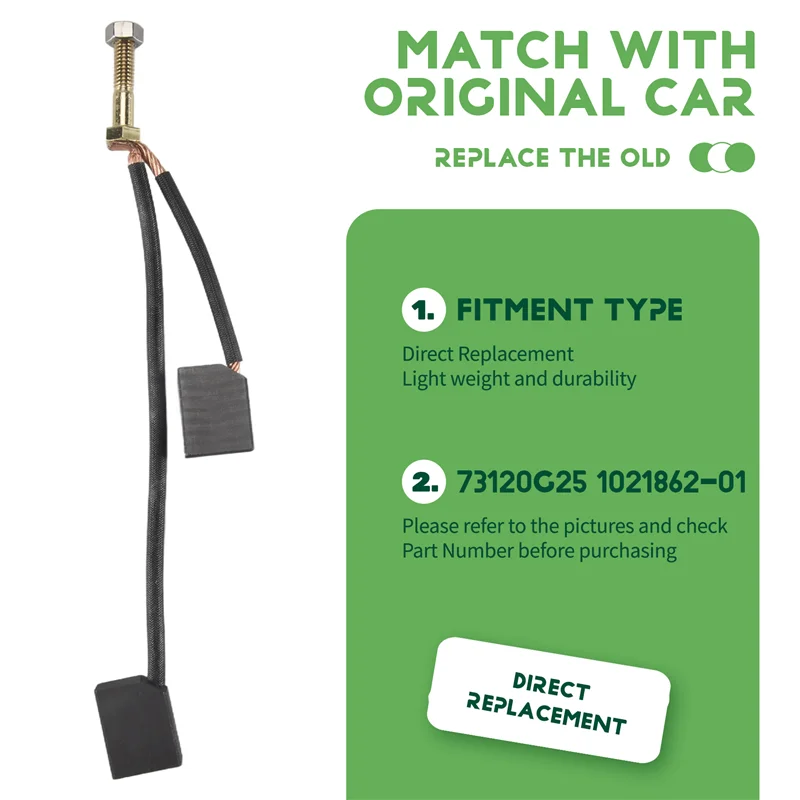 

New-For Golf Cart ADC Motor Brush Kit For Club Car & EZGO TXT 1997-2009 Electric 7102186201 73120-G25