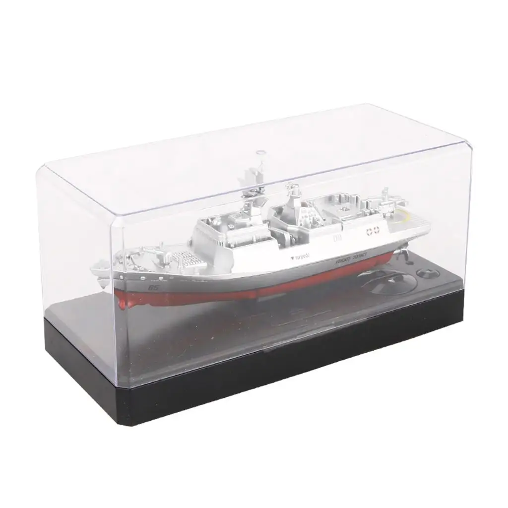 Giocattolo micro barca RC per motrice d'acqua telecomandata FRIGATE Navy.4GHz