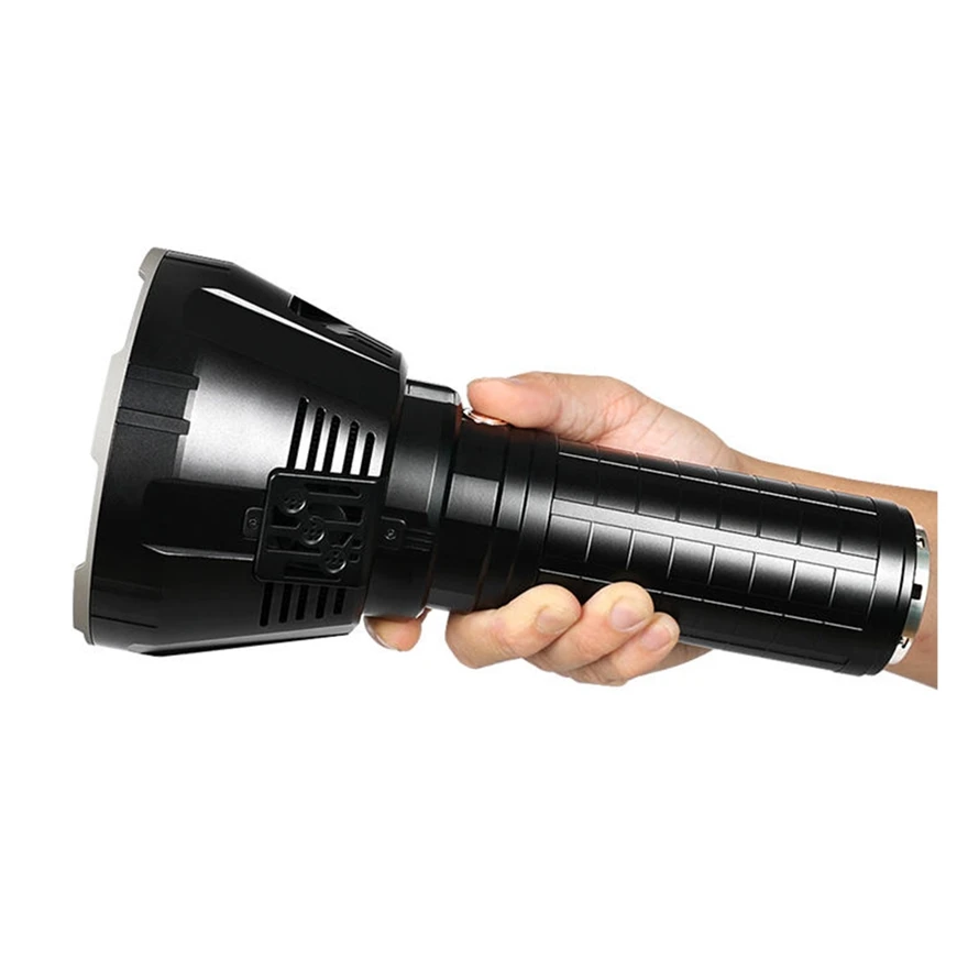 2025 XHP70 flashlights 100000 1350m Long Range Distance Waterproof Rechargeable LED Tactical Flashlight Torch Searchlight