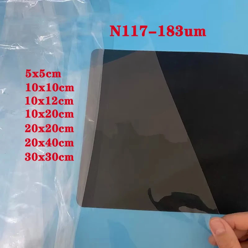 N117 DuPont Proton Exchange Membrane Thickness 183um Perfluorosulfonic Acid Ion Membrane Resistant to Acid and Alkali Corrosion