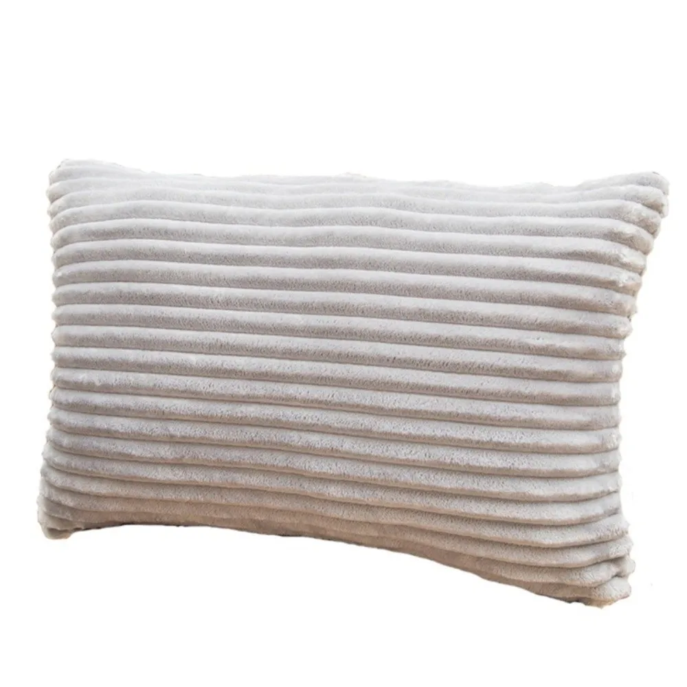 High Quality Soft Flannel Cushion Cover 30*50cm Rectangular Pillow Cover Pillowcase Home Decor