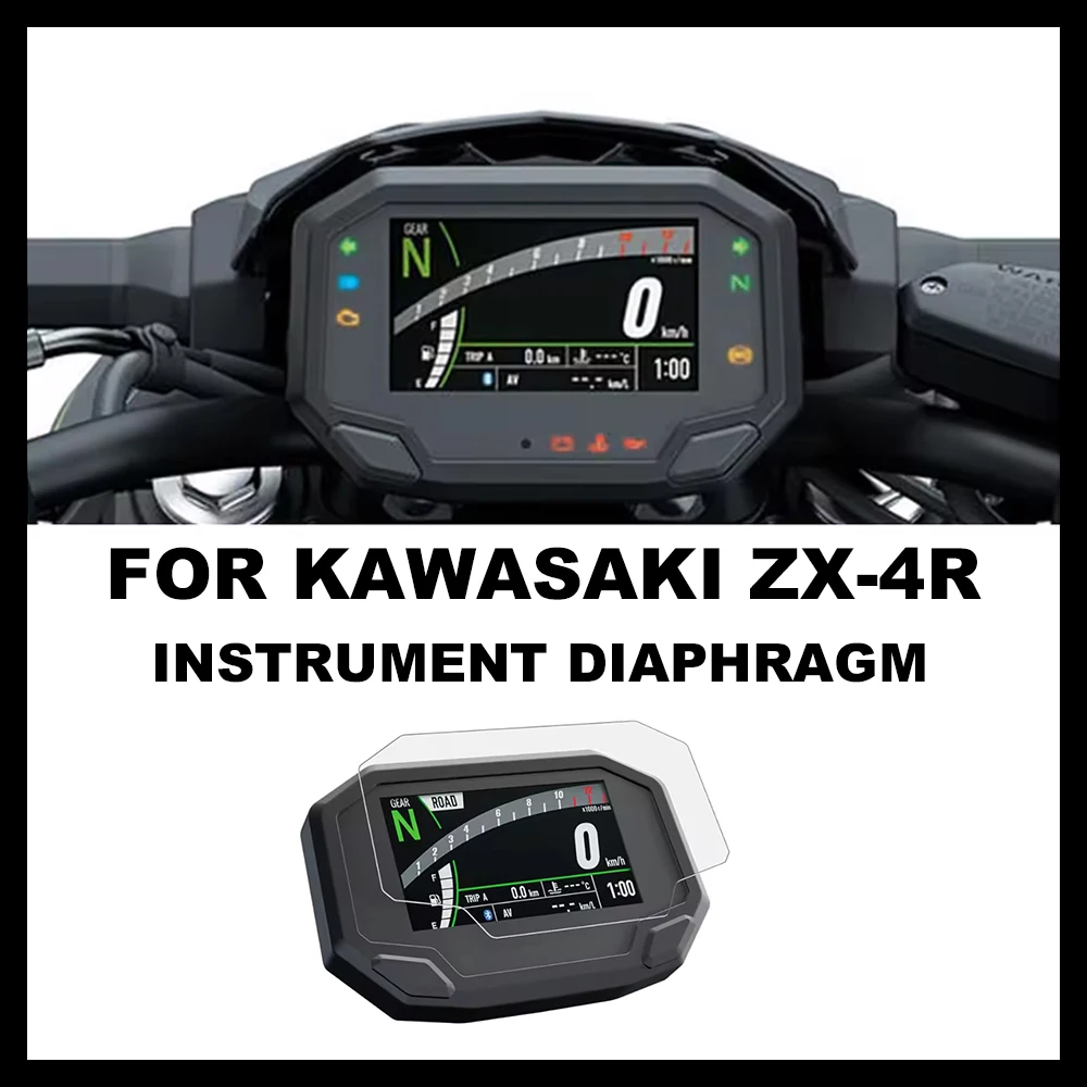 Motorcycle Protection Instrument Film Scratch Cluster Screen Dashboard Accessories For Kawasaki Z1000SX ZX10R ZX-6R ZX-4R