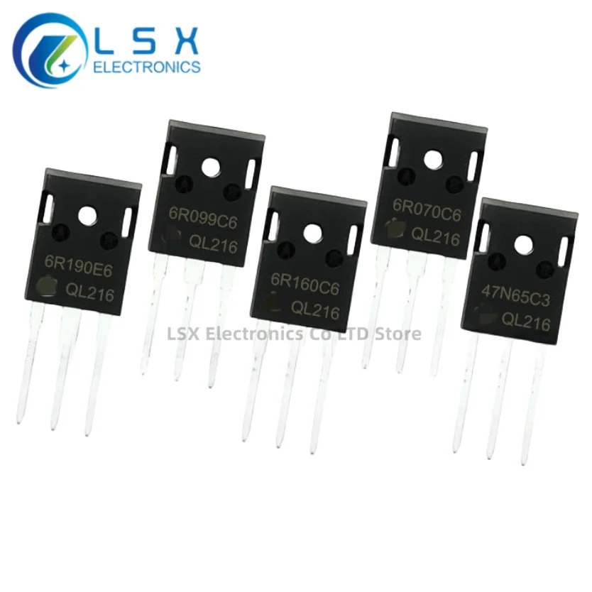 New Original 5PCS/Lot IPW60R160C6 6R160C6 6R160 OR IPW60R160P6 6R160P6 TO-247 23.8A 600V Power MOSFET Transistor