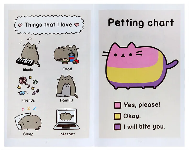 I Am Pusheen The Cat Original English Picture Book for Kids