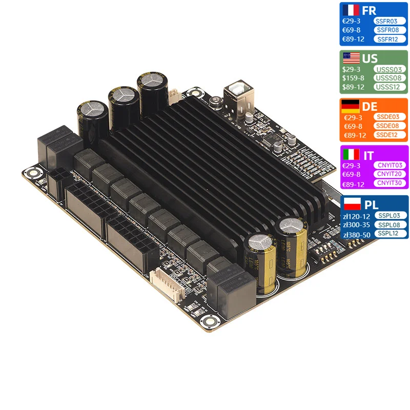 TDA7498E 8x50W Eight-channel 7.1/5.1/4.2/4.0 USB Codec Input Amplifier