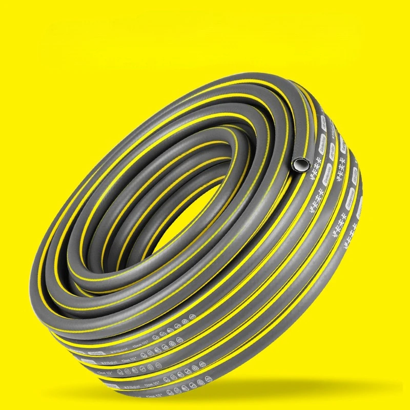 Explosion-Proof PVC Rubber Plastic Hose for Car Wash Household Anti-Aging Water Pipe High-Pressure 6/4 Points Antifreeze