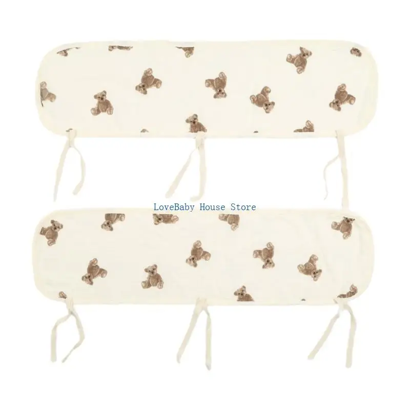 

BX0D Wrapped Cover Thicken Crib Guard Baby Crib Cover Protector Set