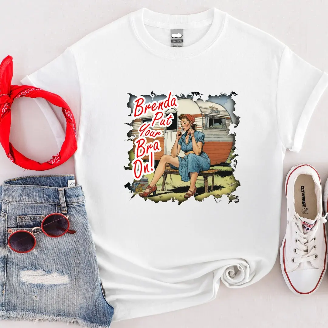 Brenda Put Ya Bra On T Shirt Western Vibes Country Music Nashville Concert Cowgirl Style Merch