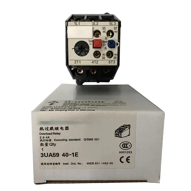 100% Original New 2 Years Warranty 3UA 3UA59 Thermal Overload Relay 3UA5940-1E 2.5-4A
